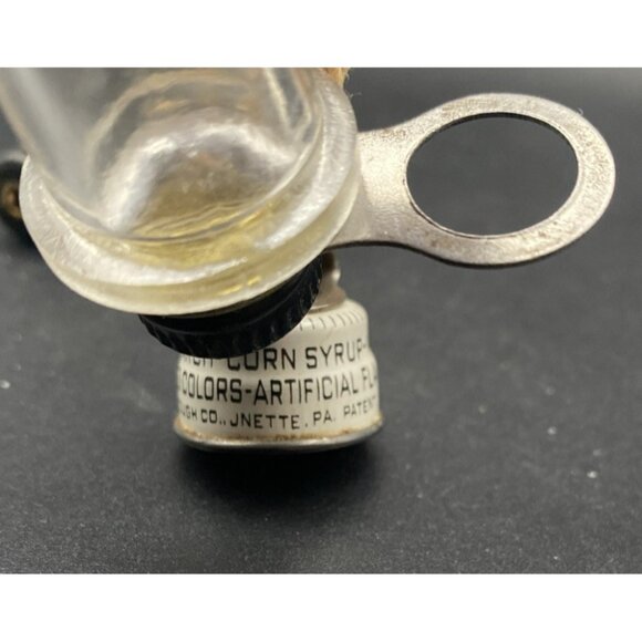 Vtg Candlestick Telephone Glass Candy Container TH Stough Co Jeanette PA LOOK - Picture 10 of 16